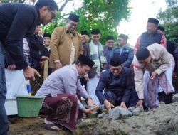 Letakkan Batu Pertama Mushala Al-Fikri, Bupati Haili Yoga Dorong Kampus IAIN Takengon Perkuat Gerakan Penghijauan