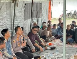 Kapolres Aceh Tengah Turun ke Huntara Bintang Pepara, Salurkan Bantuan dan Pastikan Warga Terdata