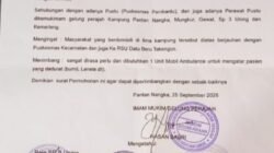 ‎ ‎Mukim Gelung Perajah Linge Ajukan Bantuan Mobil Ambulans untuk Mendukung Pelayanan Kesehatan Masyarakat