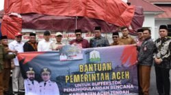 Wagub Aceh Fadullah Serahkan Bantuan Logistik Kebencanaan untuk Aceh Tengah Senilai Rp. 366 Juta